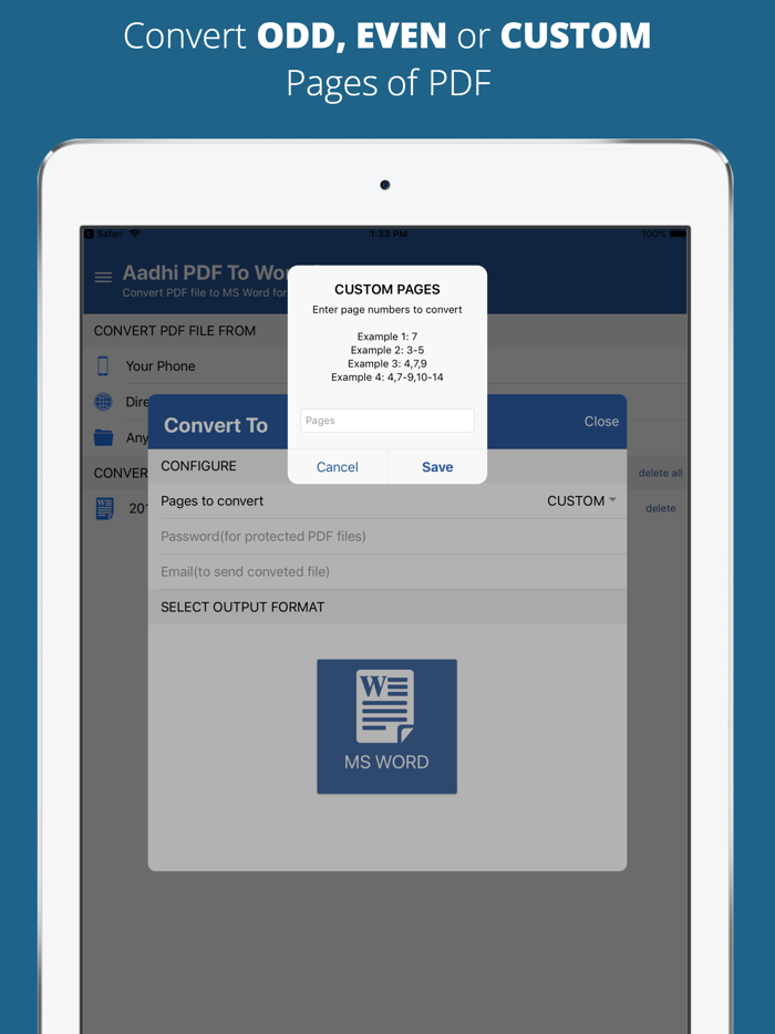 Aadhi PDF to Word Converter