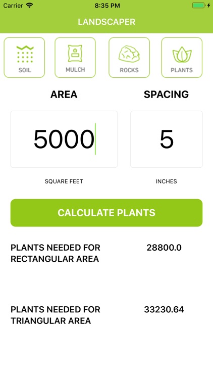Landscaper Calculator