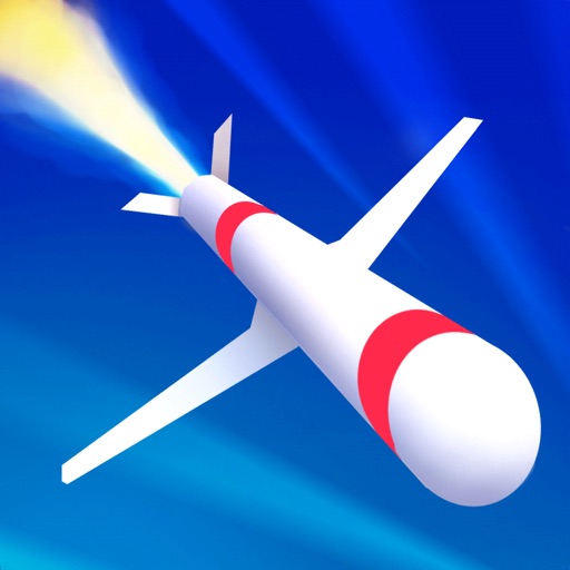 Flying Rocket Icon