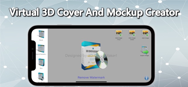 3D Cover Maker: Book, Box, ect