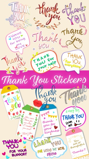 Thank You E Greeting Cards Set