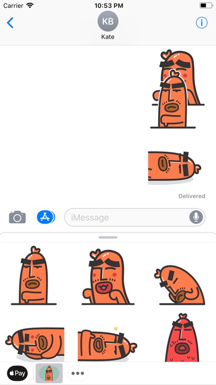 Sausage Man Animated Sticker