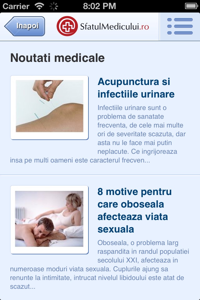 Sfatul Medicului screenshot 2