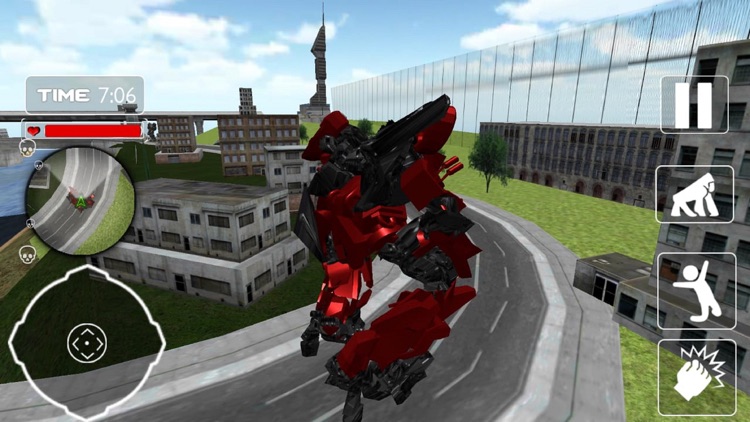 Gorilla Robot Smash City screenshot-6
