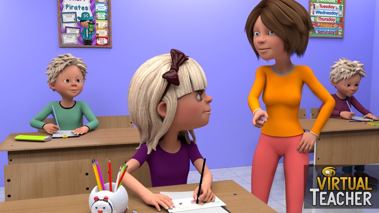 Virtual High School Teacher 3D screenshot-3