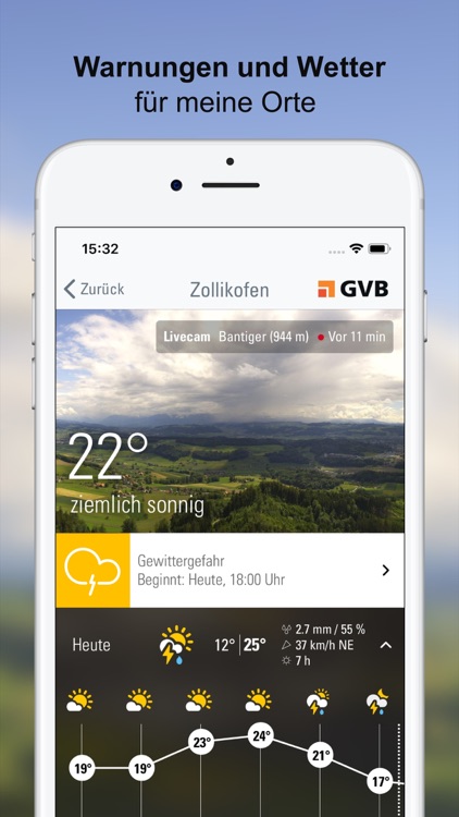 Wetter-Alarm: Wetter & Alarme screenshot-0