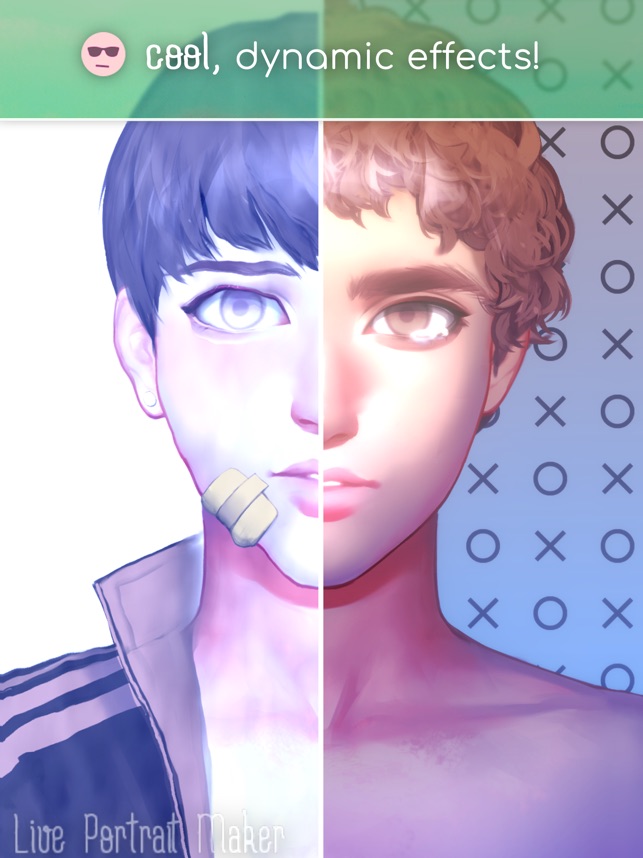 Live Portrait Maker: Guys Screenshot