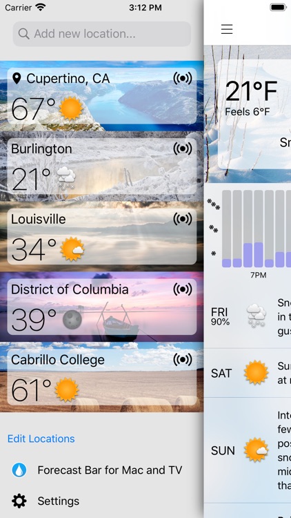 Forecast Bar - Weather + Radar screenshot-5
