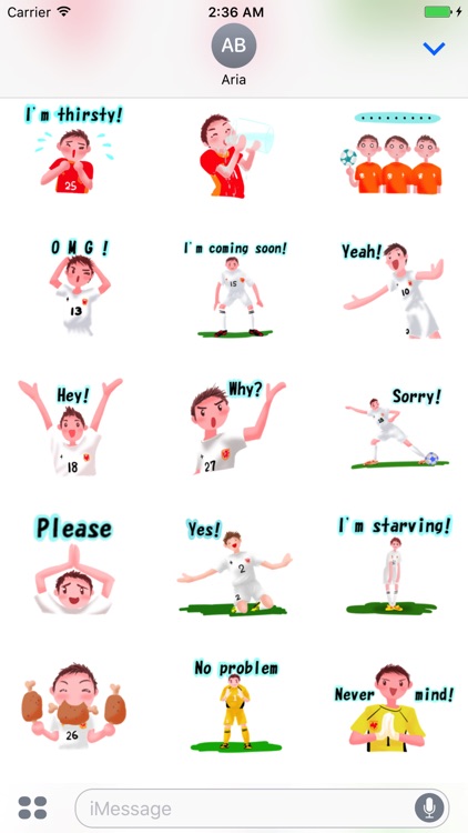 Boys Love Soccer Emoji Sticker screenshot-3