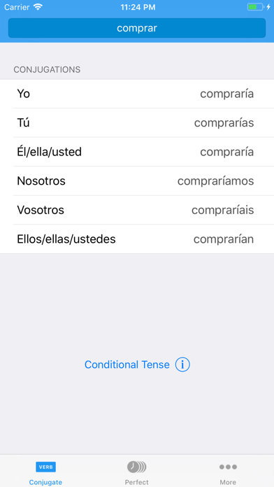 How to cancel & delete Conjugate Spanish Verbs from iphone & ipad 1