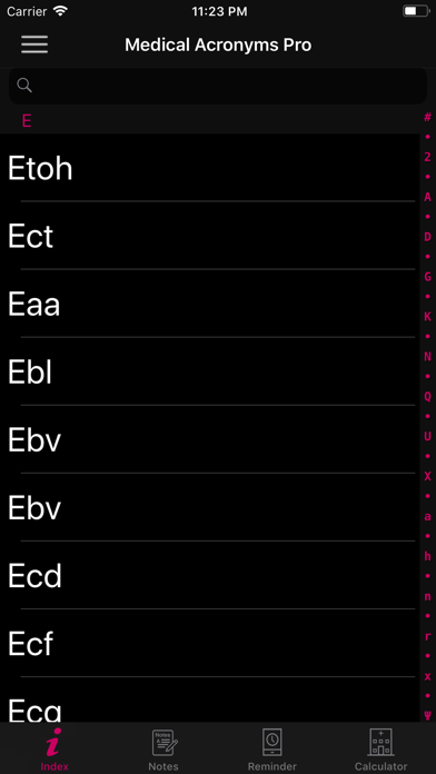 Medical Acronyms Pro screenshot 2