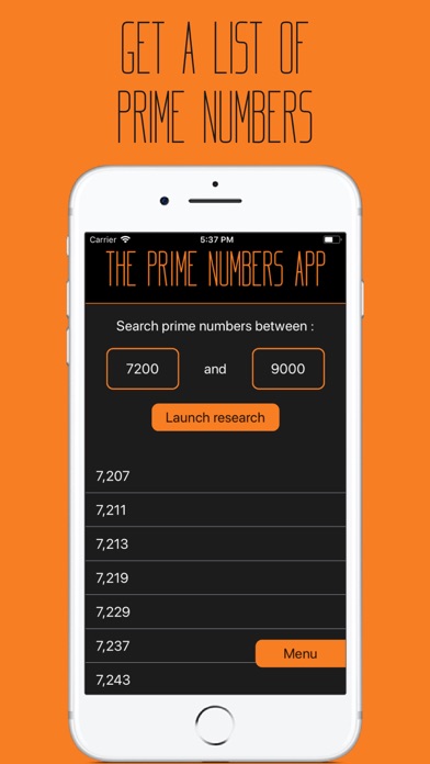 The Prime Numbers App screenshot 3