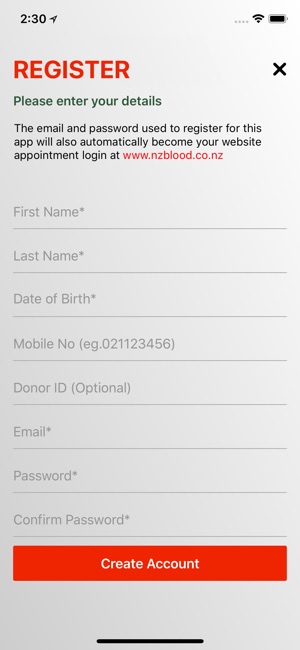 NZ Blood Service Donor App(圖5)-速報App