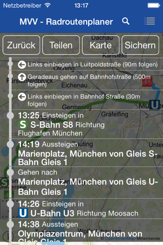 MVV - Radroutenplaner screenshot 4