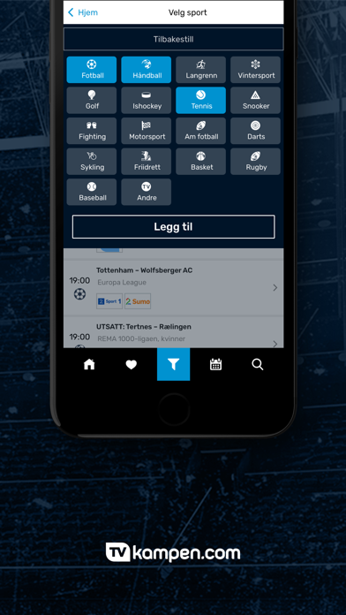 TVkampen - Sport på TV screenshot 4