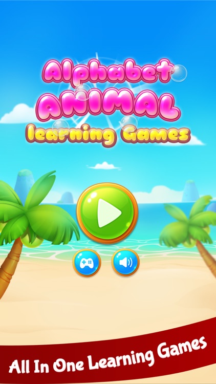 Alphabet animal learning games