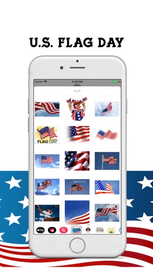 U.S. Flag Day Stickers(圖2)-速報App