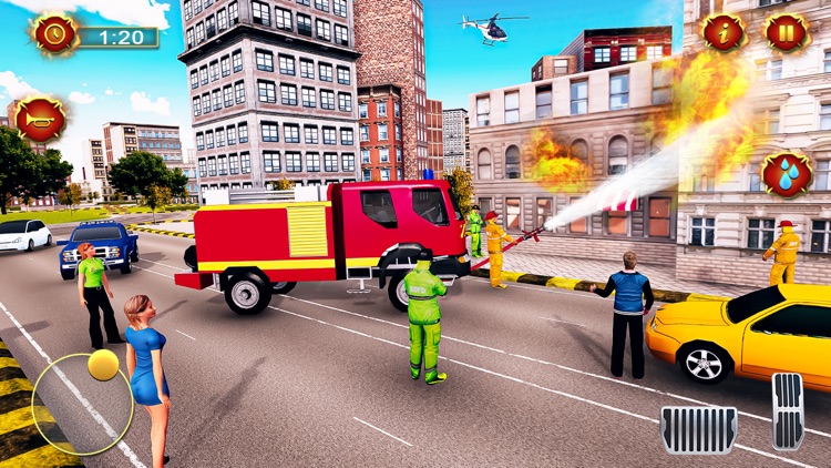 Fire Truck Department Games 3D