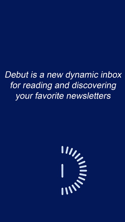 Debut Inbox — for newsletters