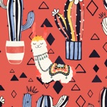 Llamas  Cactus