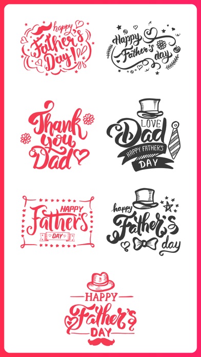 Happy Father's Day Emoji App screenshot 3
