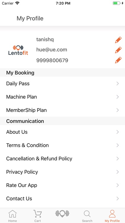 Lentofit screenshot-3