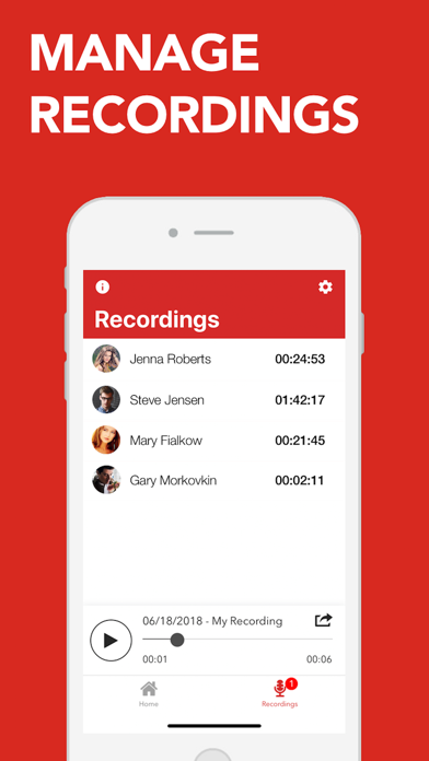 Call Recorder for iPhone - Rec screenshot 4