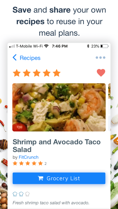 FitCrunch Meal Planing & Prep screenshot 3