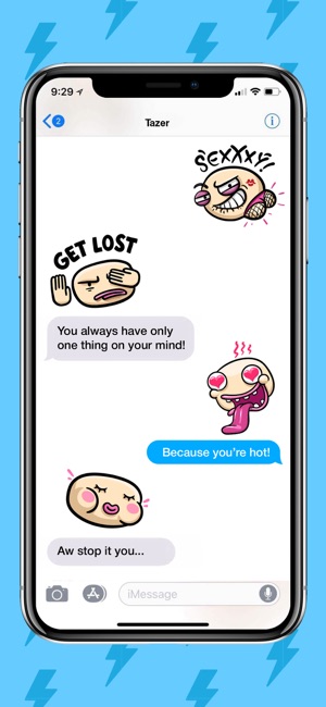 Pretty Funny Faces Stickers(圖4)-速報App