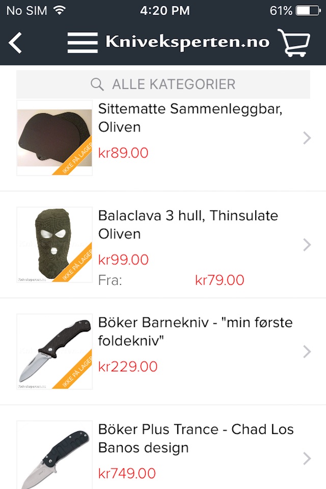 Kniveksperten screenshot 3