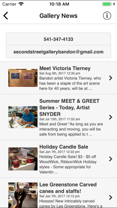 How to cancel & delete Second Street Gallery from iphone & ipad 3