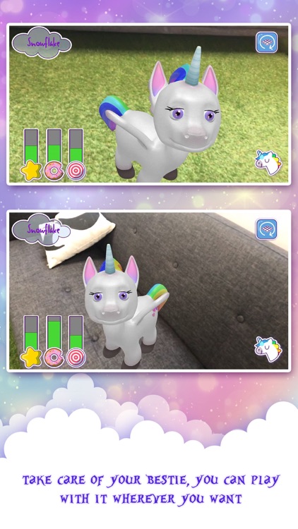AR Unicorn - Virtual Pet Game