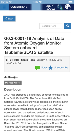 COSPAR 2018 App(圖5)-速報App