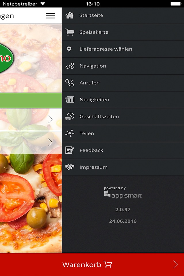 Pizzeria Milano Büdingen screenshot 2