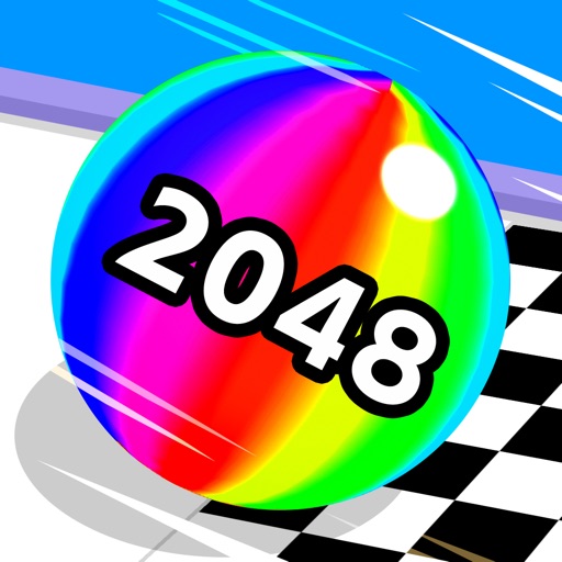 Icona della corsa con la palla 2048