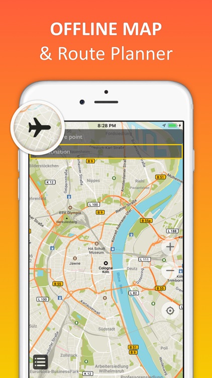 Cologne Bonn Offline Map Nav By Andrii Zborovskyi