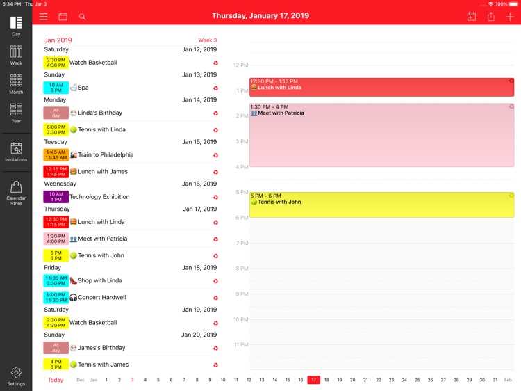 WeekCal iPad Fully Unlocked screenshot-4