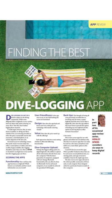 DIVER MAGAZINE screenshot