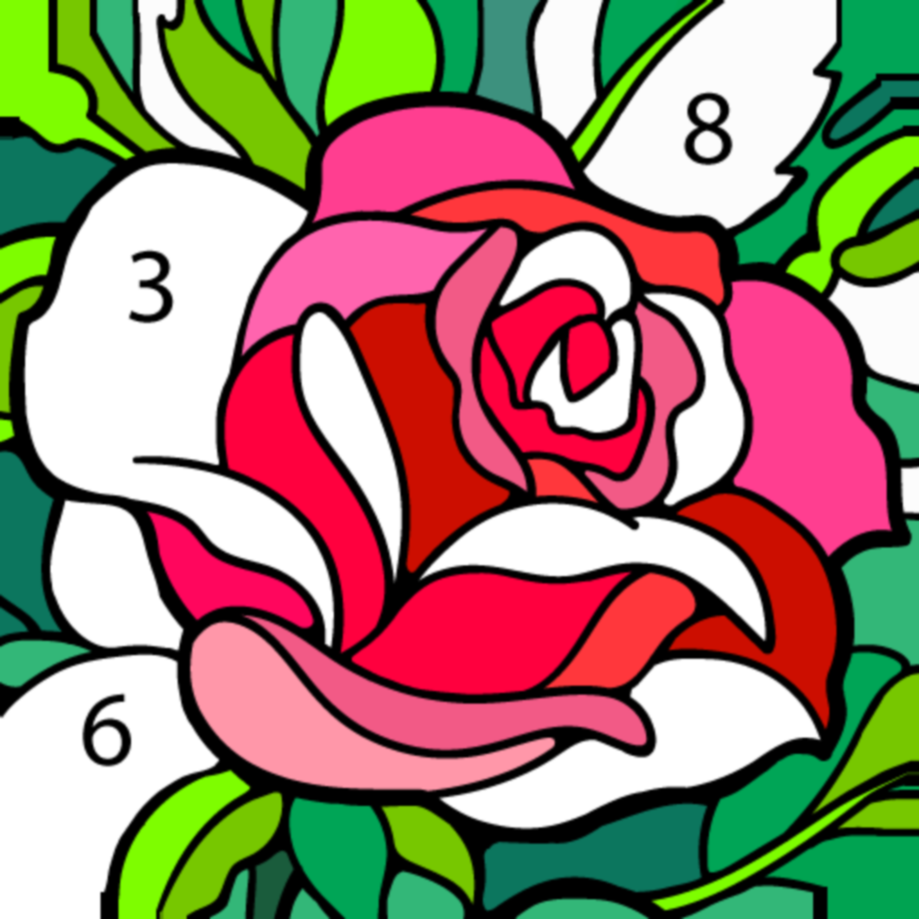 「Happy Color™ – 数字で塗り絵。数字で色ぬりえ」 - iPhoneアプリ | APPLION