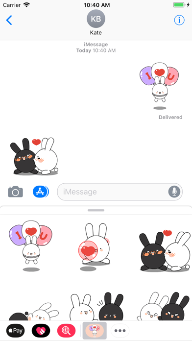 Rabbit Couple Animated screenshot 3