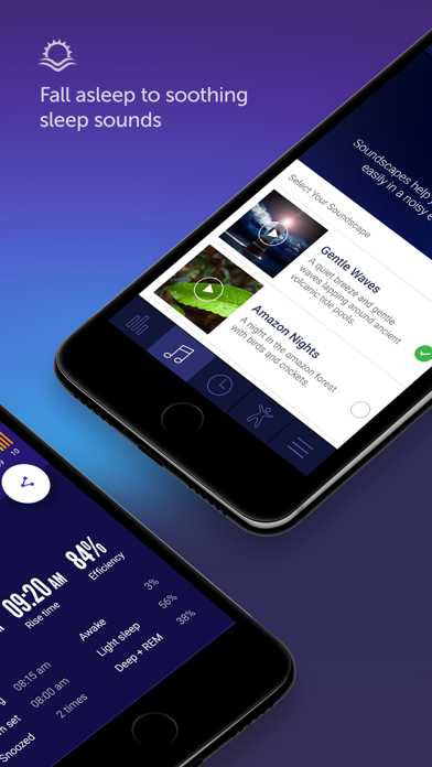 Sleep Time+  Alarm Clock and Sleep Cycle Analysis with Soundscape for Health and Fitness screenshot
