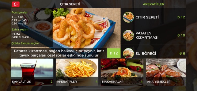 Mosyo Menu