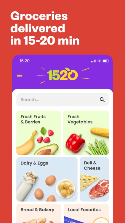 1520 - groceries in minutes