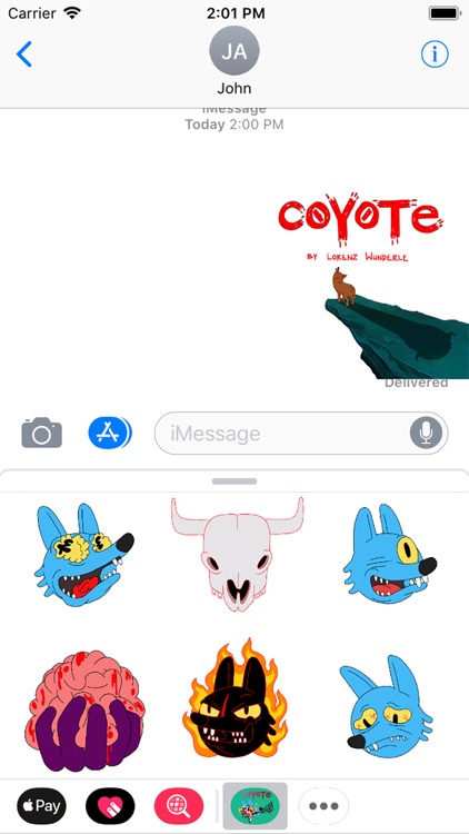 Coyote Stickers