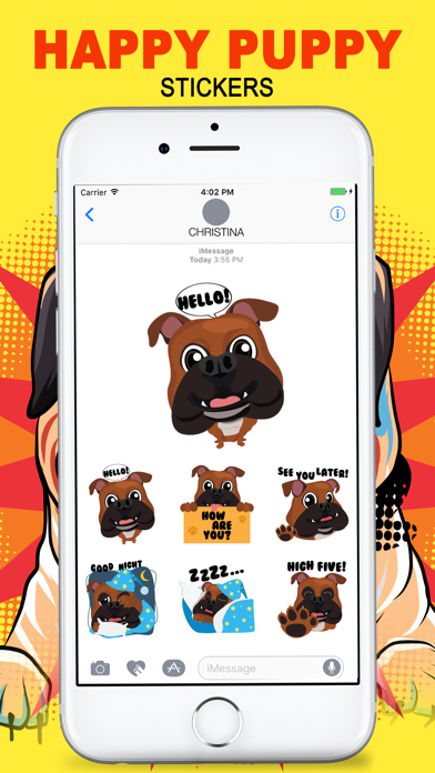 Happy Puppy Emojis screenshot 3