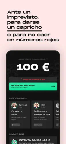 Screenshot 3 BLING - 100€ al instante iphone