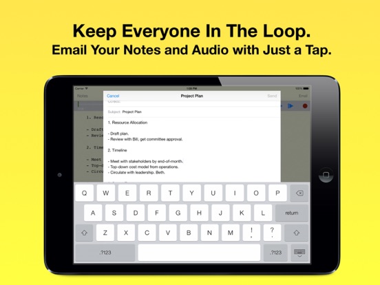 Audio Notebook: Sound Recorder Screenshots
