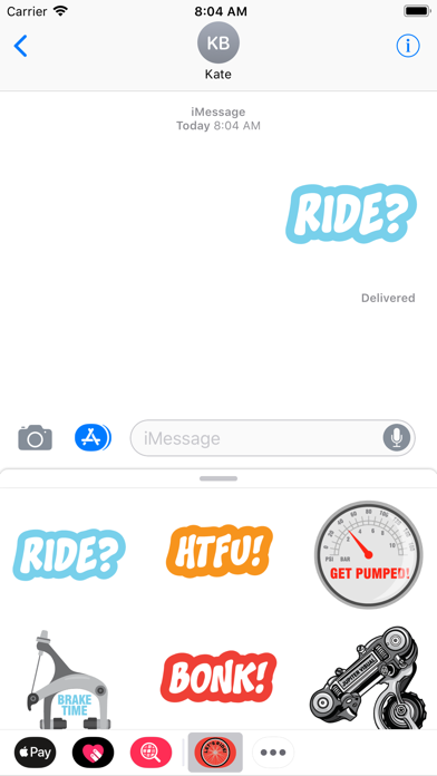 Let's Ride! Cyclist Stickers screenshot 2