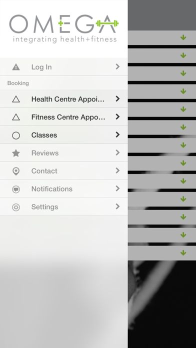 Omega Health and Fitness screenshot 2