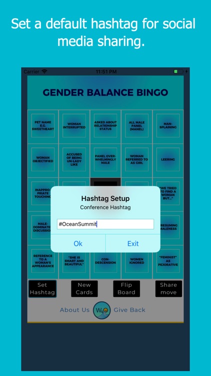 Gender Balance Bingo